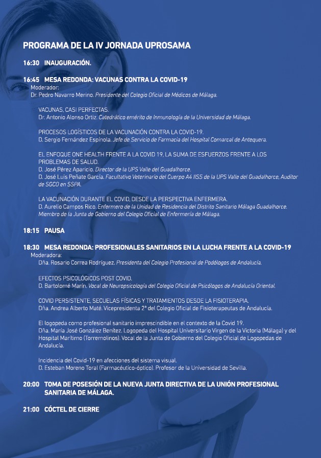 Programa IV Jornada UPROSAMA 