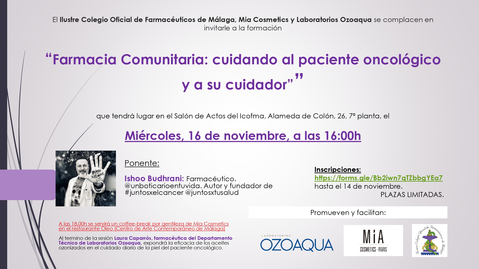 Invitación Jornada Paciente Oncológico