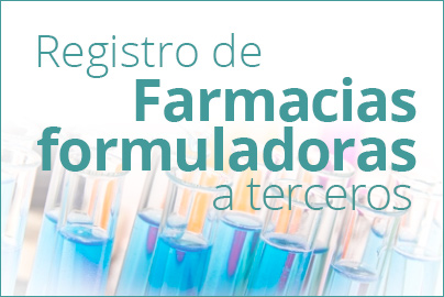 Registro de Farmacias Formuladoras a Terceros